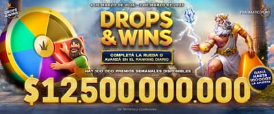 Banner promocional de juegos de casino con colores vibrantes